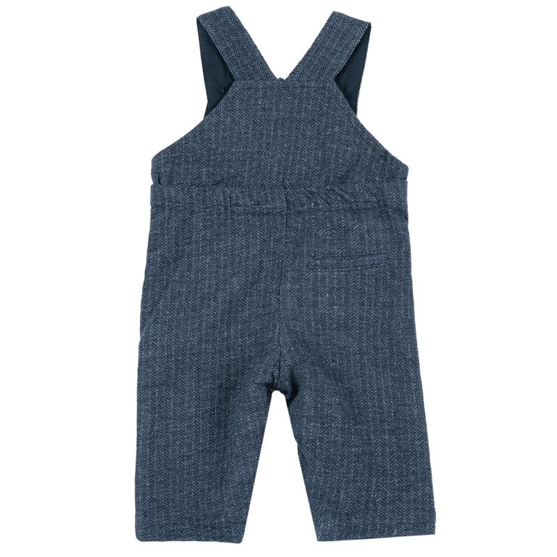 LONG DUNGAREES - DARK BLUE
