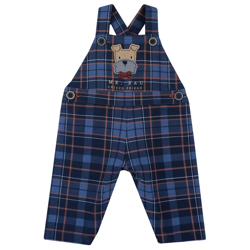 LONG DUNGAREES - DARK BLUE