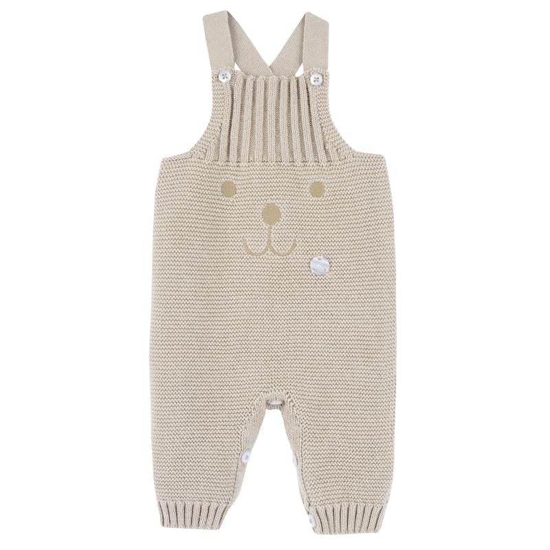 LONG DUNGAREES - MEDIUM NATURAL