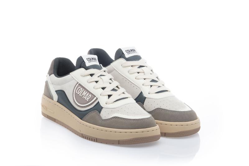 SNEAKERS - OFF WHITE/WARM GRAY/BOTTLE GREEN