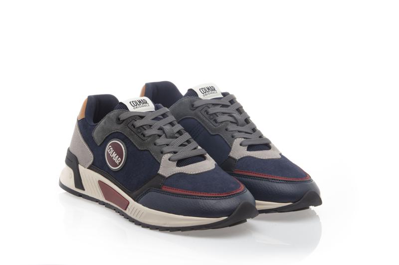 SNEAKERS - NAVY/DK GRAY/RED