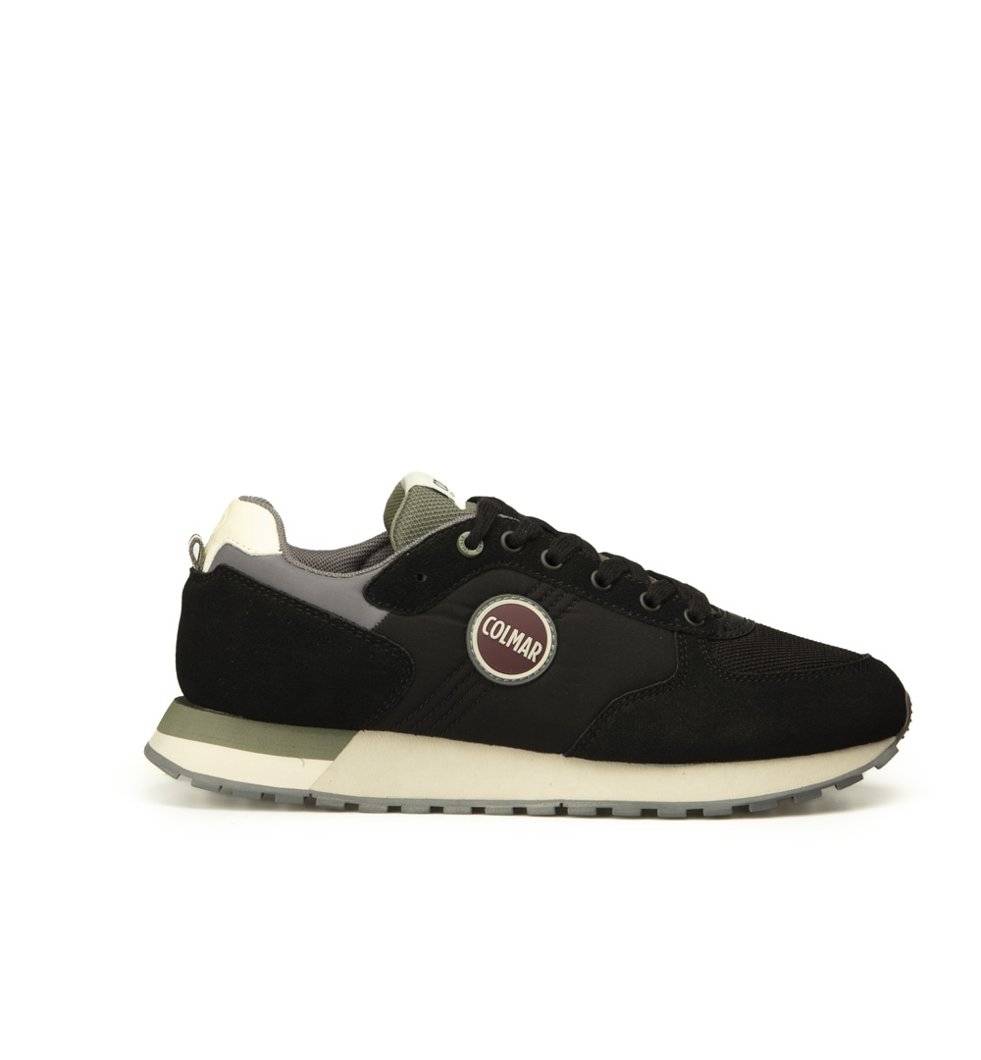 SNEAKERS - BLACK-MILITARY GREEN-GRAY