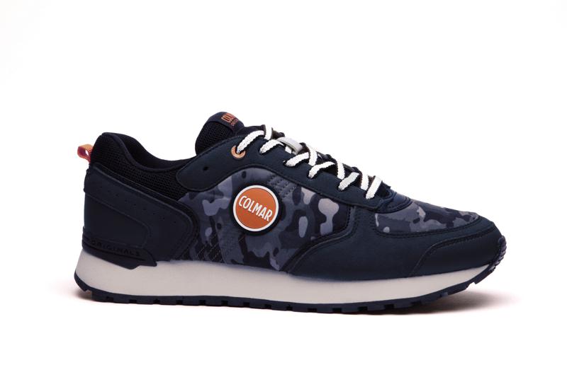 SNEAKERS - NAVY/BLACK/ORANGE