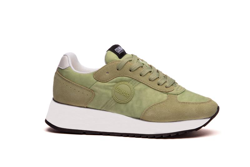 SNEAKERS - HIGH OUTSOLE SAGE GREEN