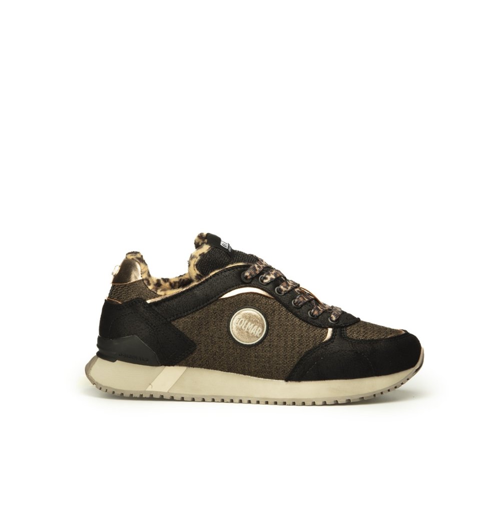 SNEAKERS - CHOCOLATE-BLACK