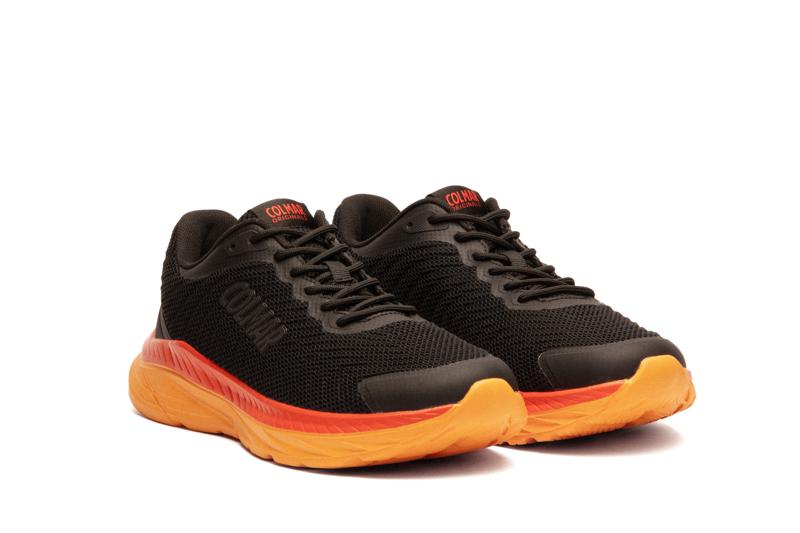SNEAKERS - BLACK/ORANGE/BRIGHT RED