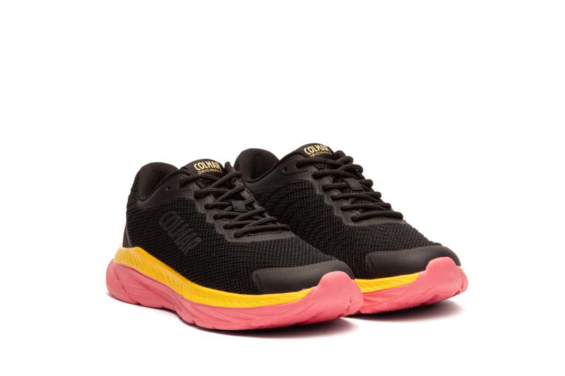 SNEAKERS - BLACK/BRIGHT PINK /BRIGHT YELLOW