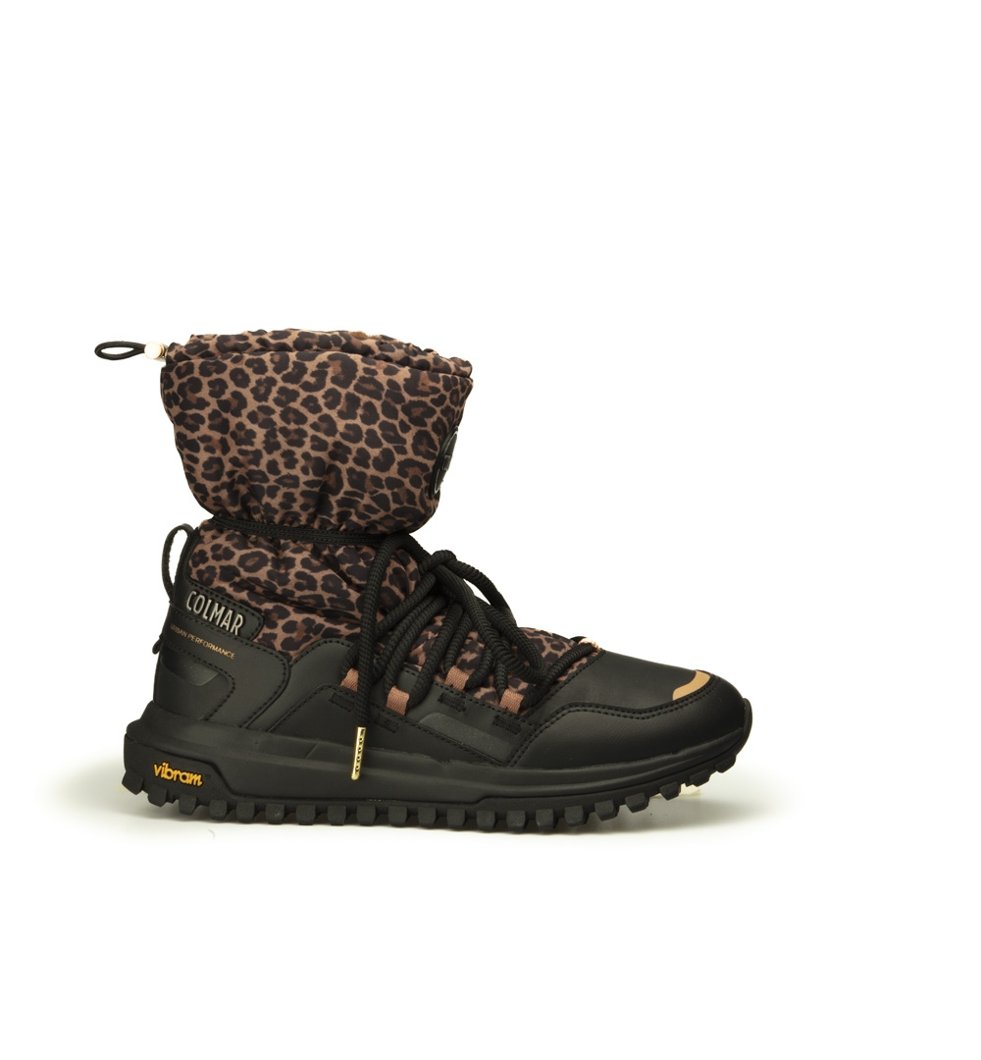 ANKLE BOOTS - BLACK-BROWN