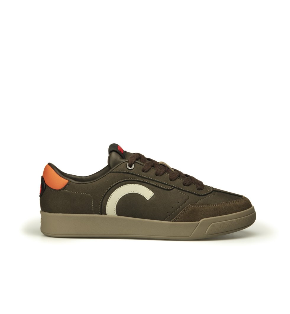 SNEAKERS - BROWN-ORANGE