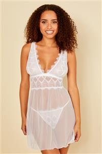 NIGHT DRESS - WHITE