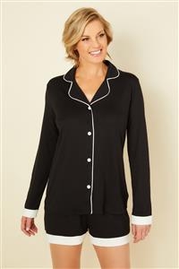 PIJAMA - BLACK/IVORY