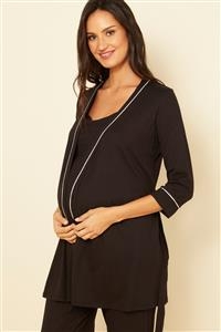PIJAMA - BLACK/IVORY