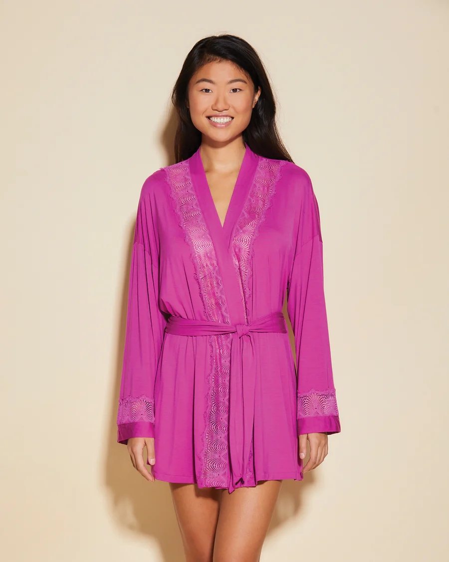 ROBE - CAPE FUCHSIA