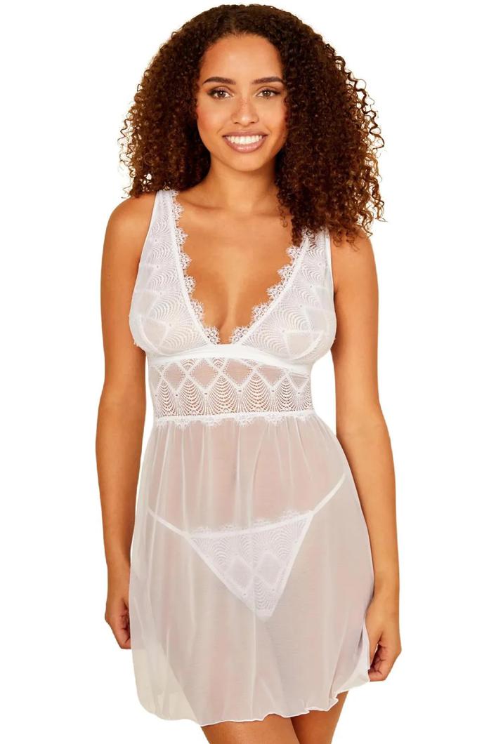 NIGHT DRESS - WHITE