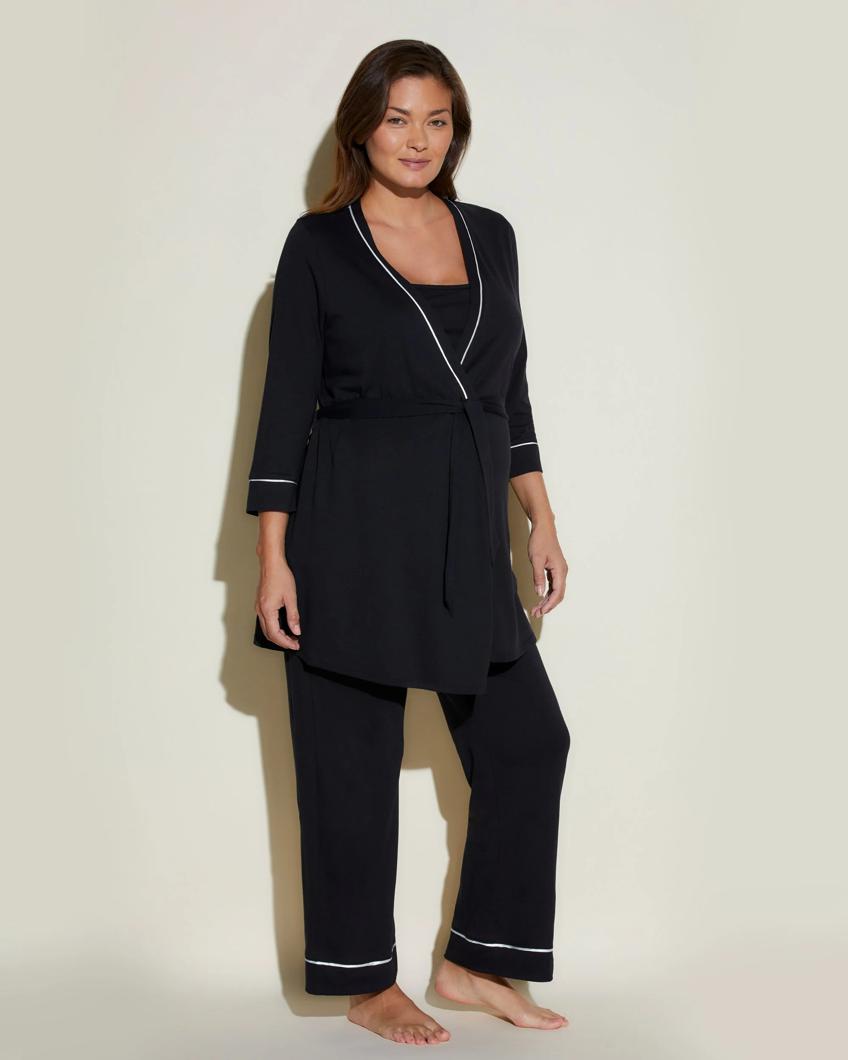 PIJAMA - BLACK/IVORY