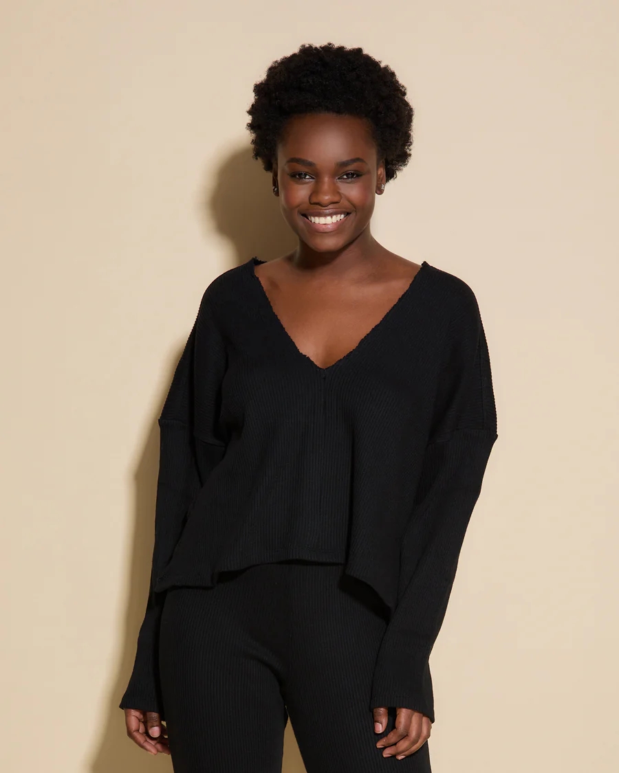 T-SHIRT LONG SLEEVE - BLACK