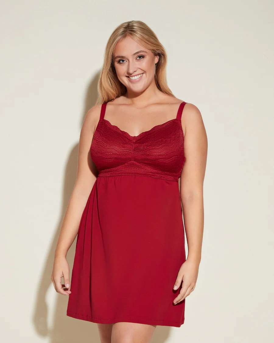 NIGHT DRESS - SINDOOR RED