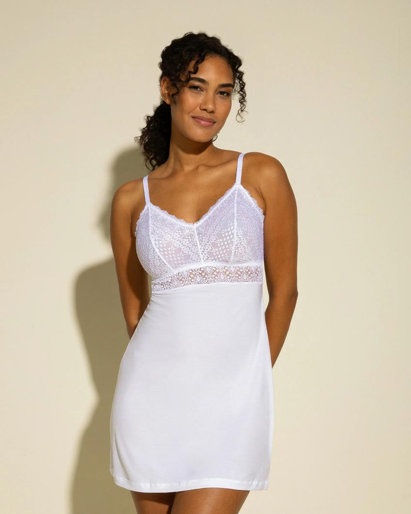 NIGHT DRESS - WHITE