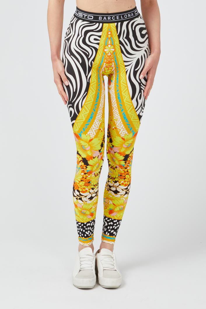 LEGGINGS - YELLOW FANTASY