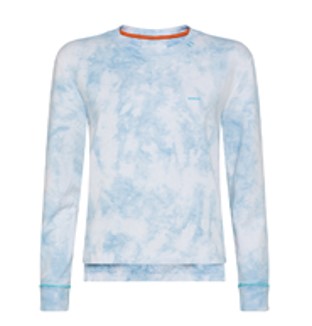 SWEATSHIRT - AZZURRO ILLUSIONE/BIANCO