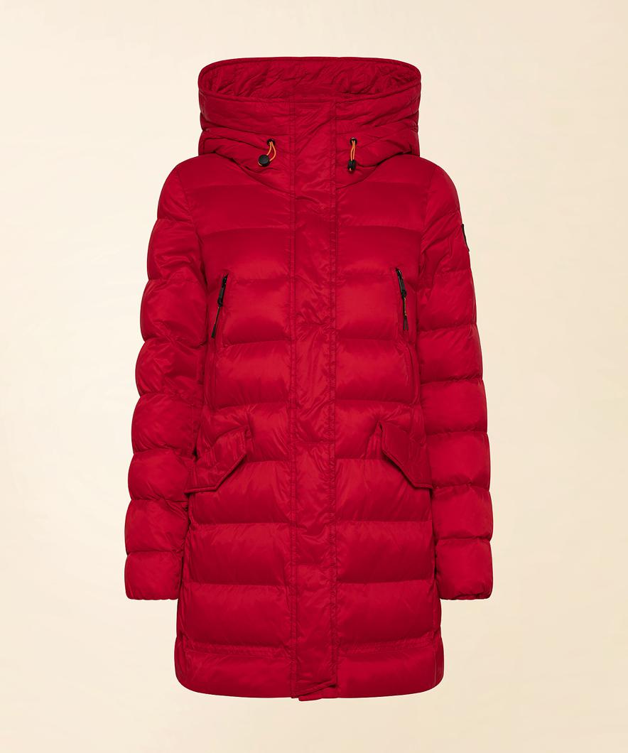 DOWN JACKET - CUOIO CORDOVANO