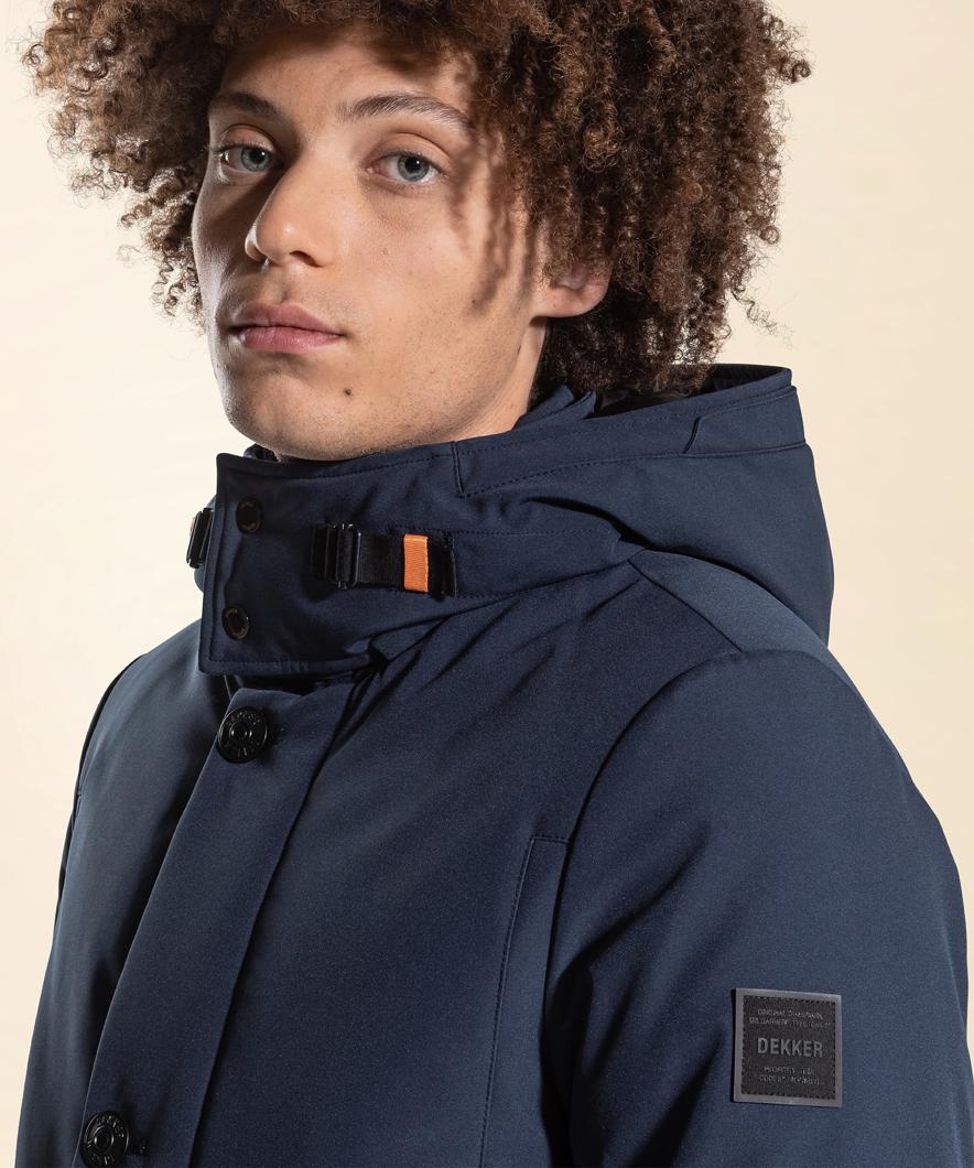 DOWN JACKET - BLU GRAFITE