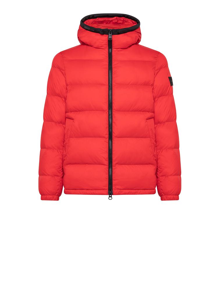 DOWN JACKET SHORT - BLU GRAFITE