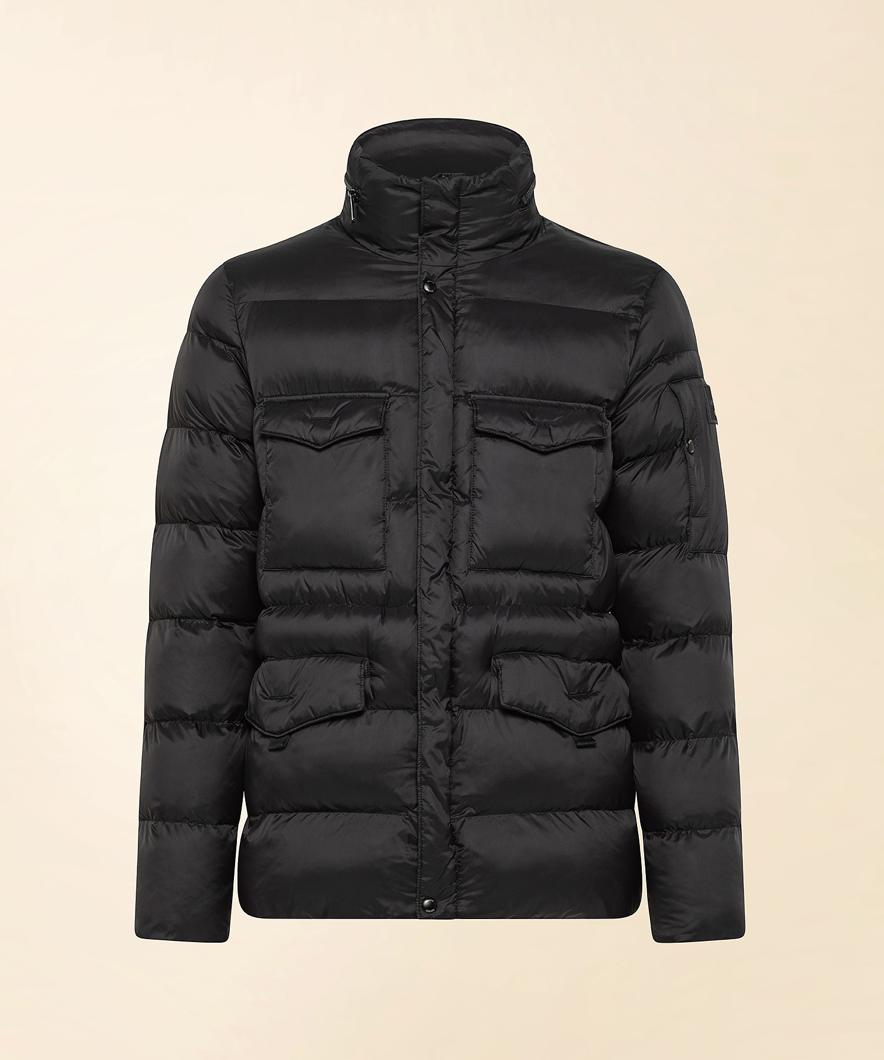 DOWN JACKET SHORT - BLACK