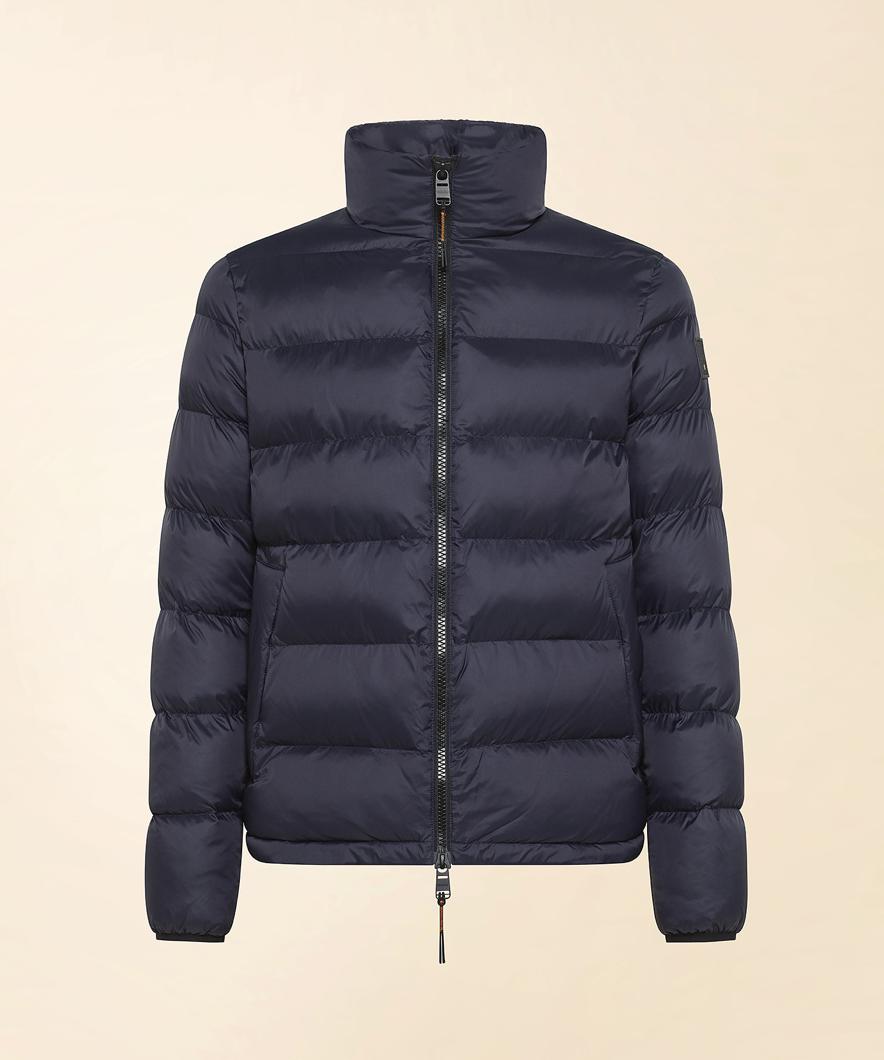 DOWN JACKET SHORT - BLU GRAFITE