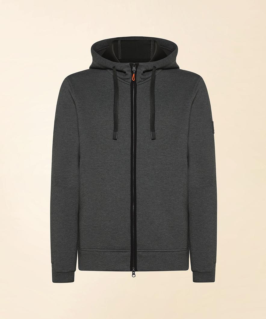 SWEATSHIRT - GRIGIO MELANGE SCURO.