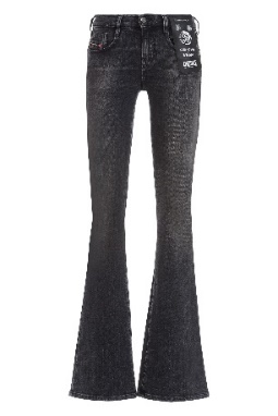 JEANS - DENIM BLACK/GREY