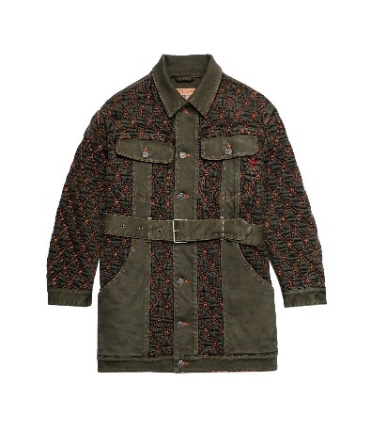 JEANS JACKET - MILITARY OLIVE