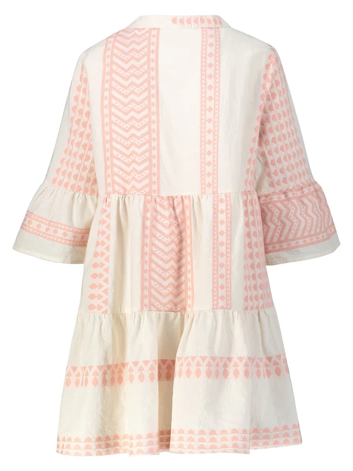 DRESS - SALMON PINK