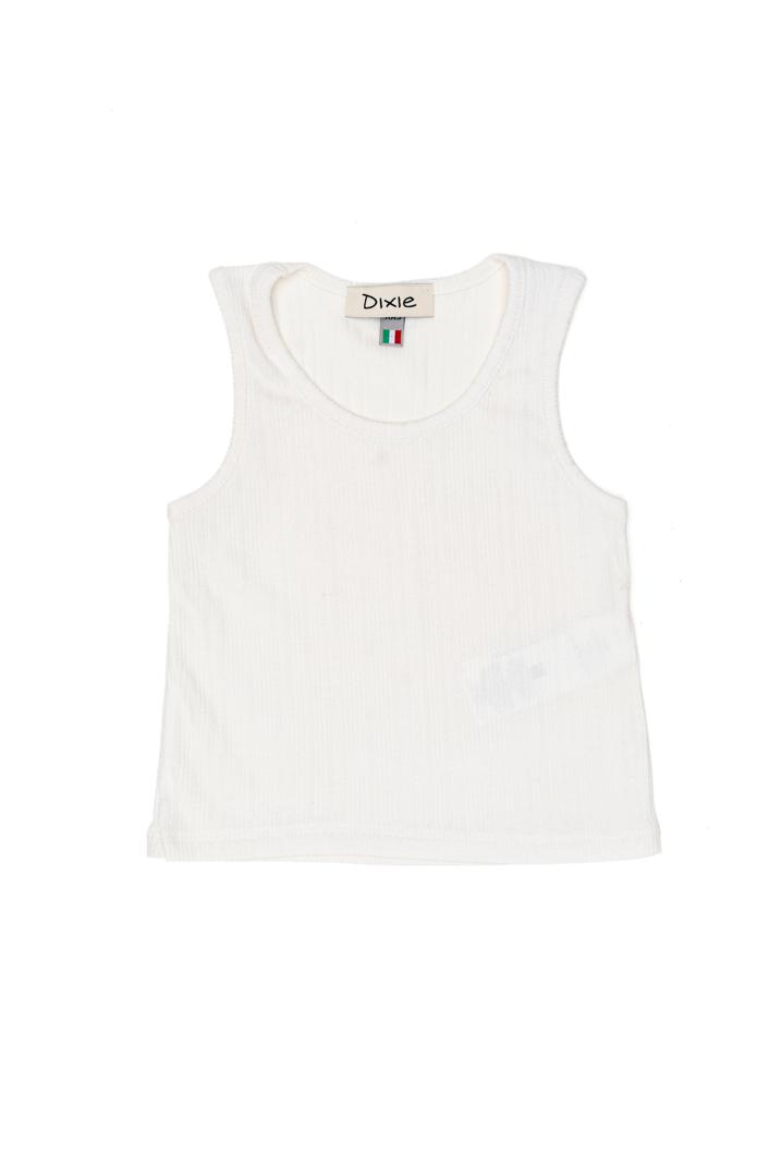 SINGLET - WHITE WOOL