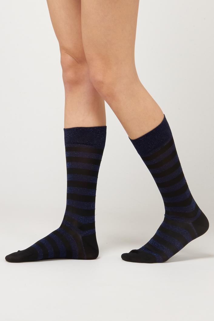 SOCKS - BLACK/BLUE
