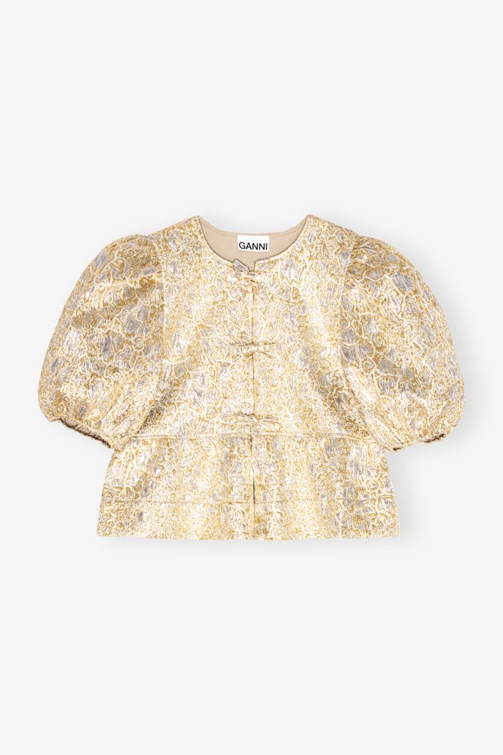 BLOUSE - GOLD/SILVER