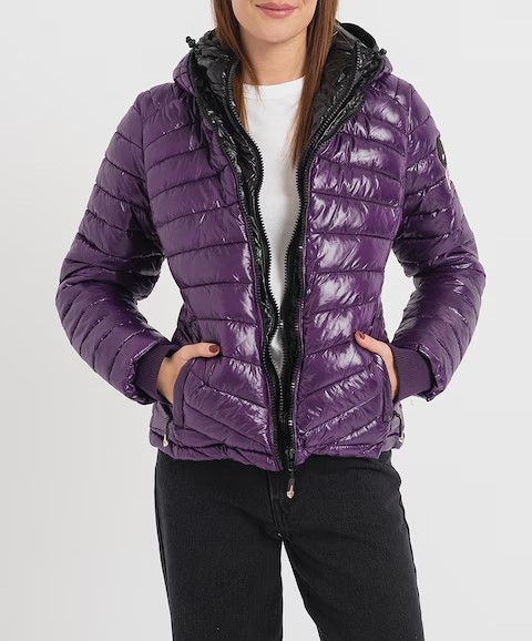 BLOUSON - PURPLE/BLACK