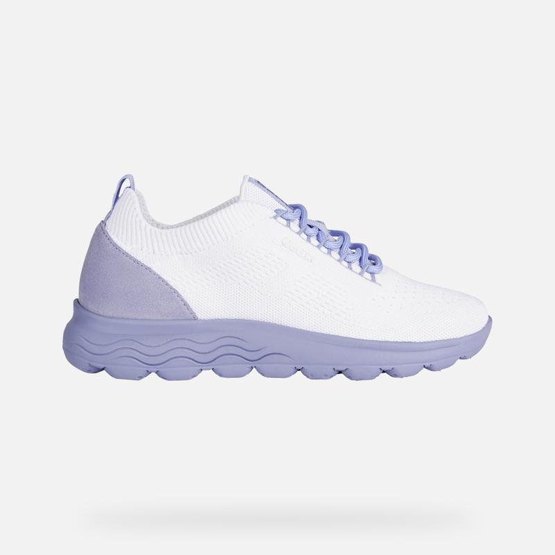 SNEAKERS - OFF WHITE/LT VIOLET