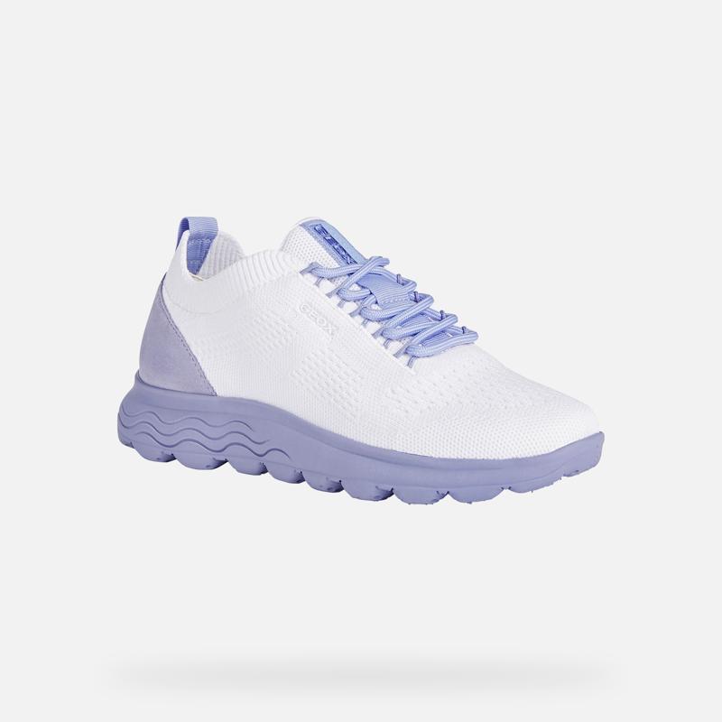 SNEAKERS - OFF WHITE/LT VIOLET