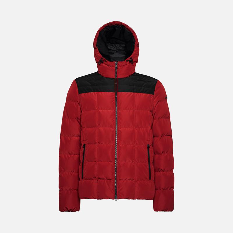 DOWN JACKET - RED DAHLIA/BLACK