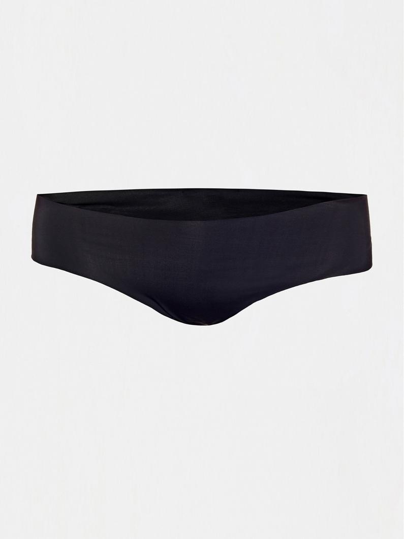 THONGS - JET BLACK W/ FROST G