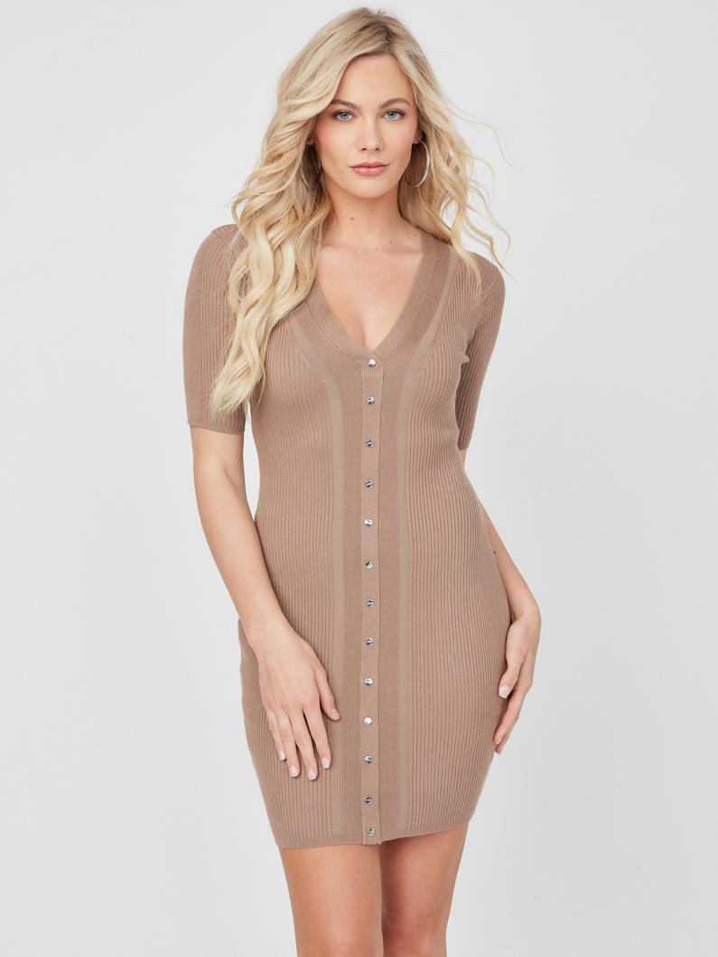 DRESS - SHIITAKE BROWN