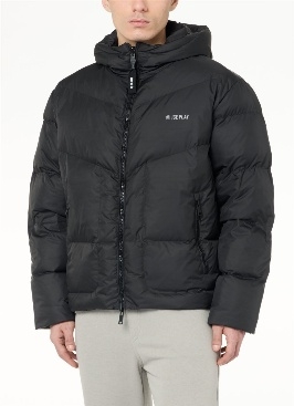 DOWN JACKET - BLACK/GREY
