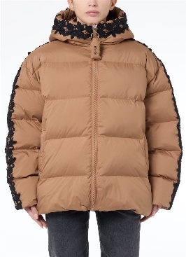 DOWN JACKET - PALE BROWN