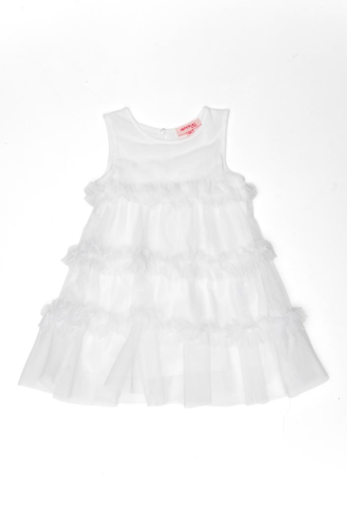 DRESS - WHITE WOOL