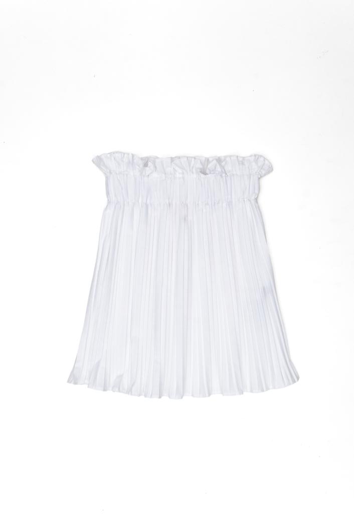 SKIRT - WHITE WOOL