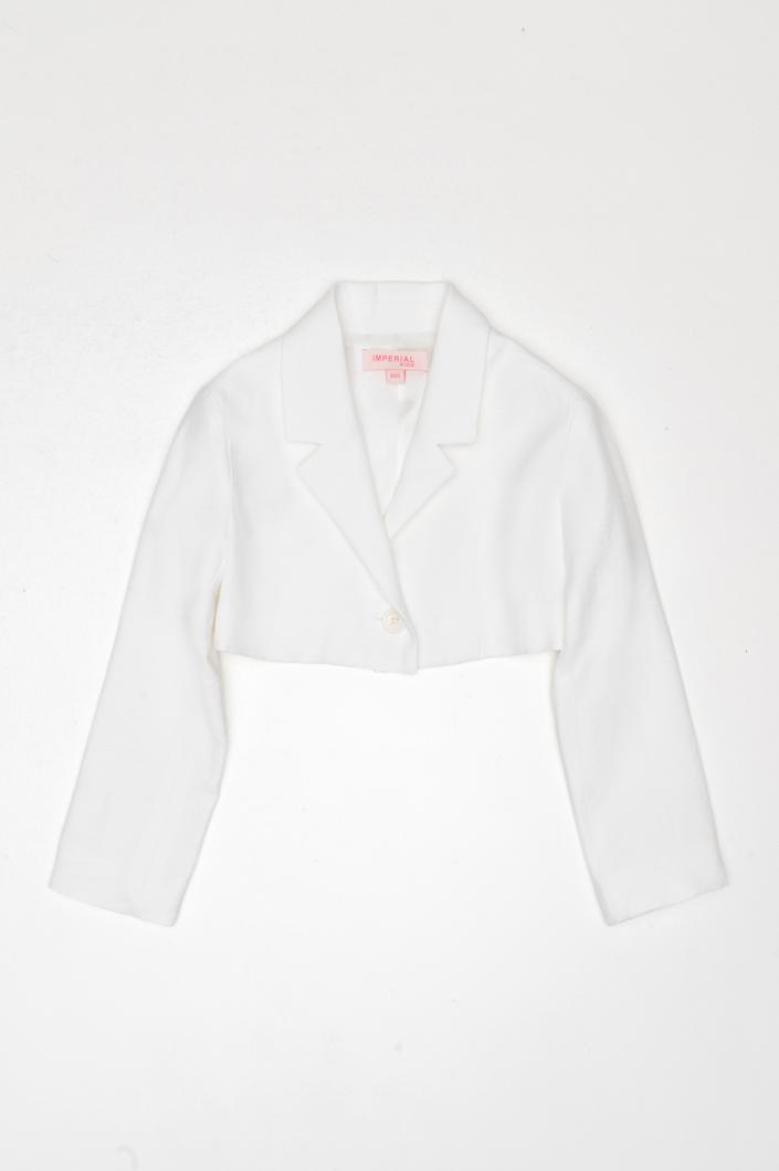 JACKET - WHITE WOOL