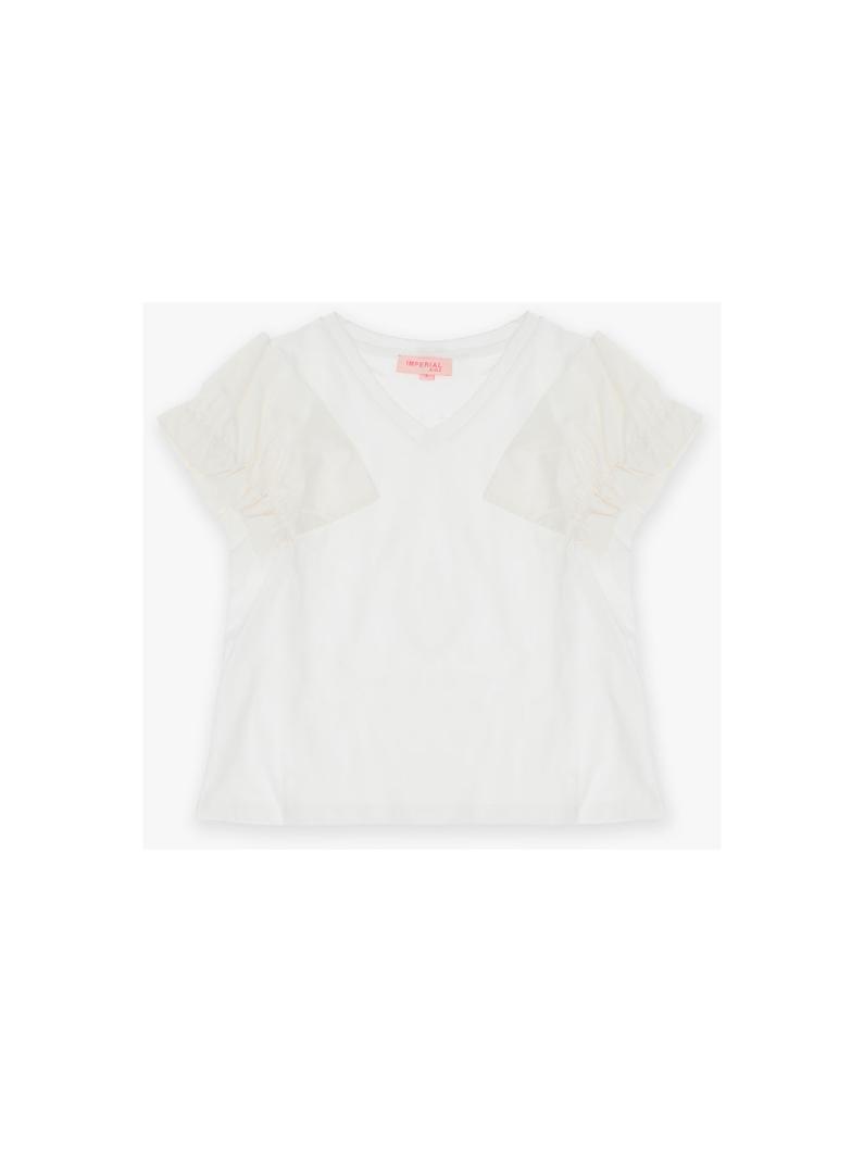T-SHIRT - WHITE WOOL