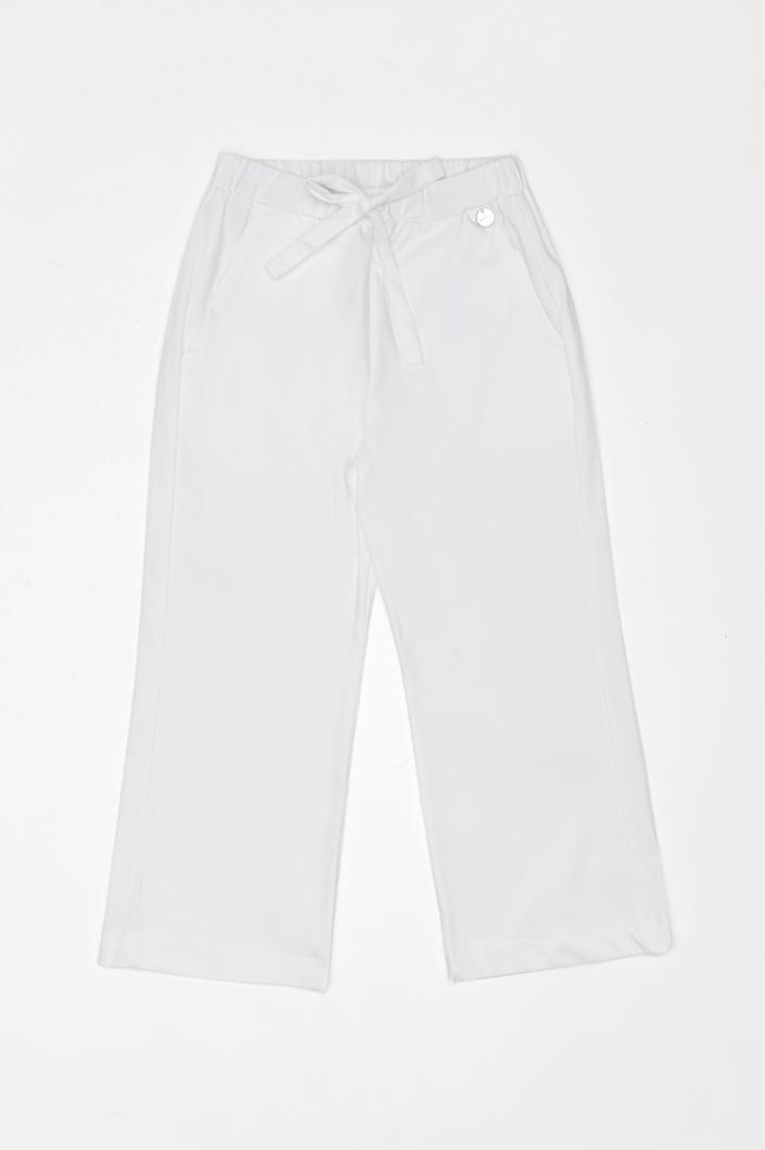 PANTS - WHITE WOOL