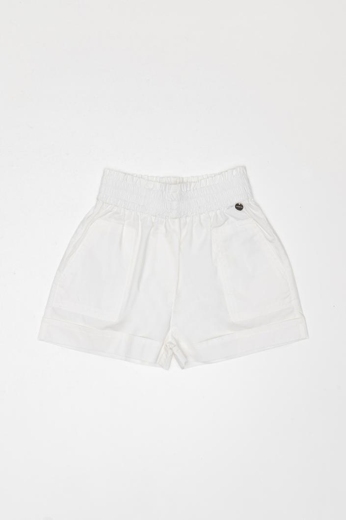 SHORTS - WHITE WOOL